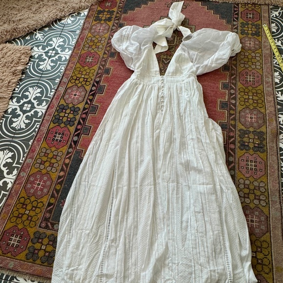 Anthropologie Dresses & Skirts - Anthropologie Joslin Backless Linen Maxi Dress Size 8